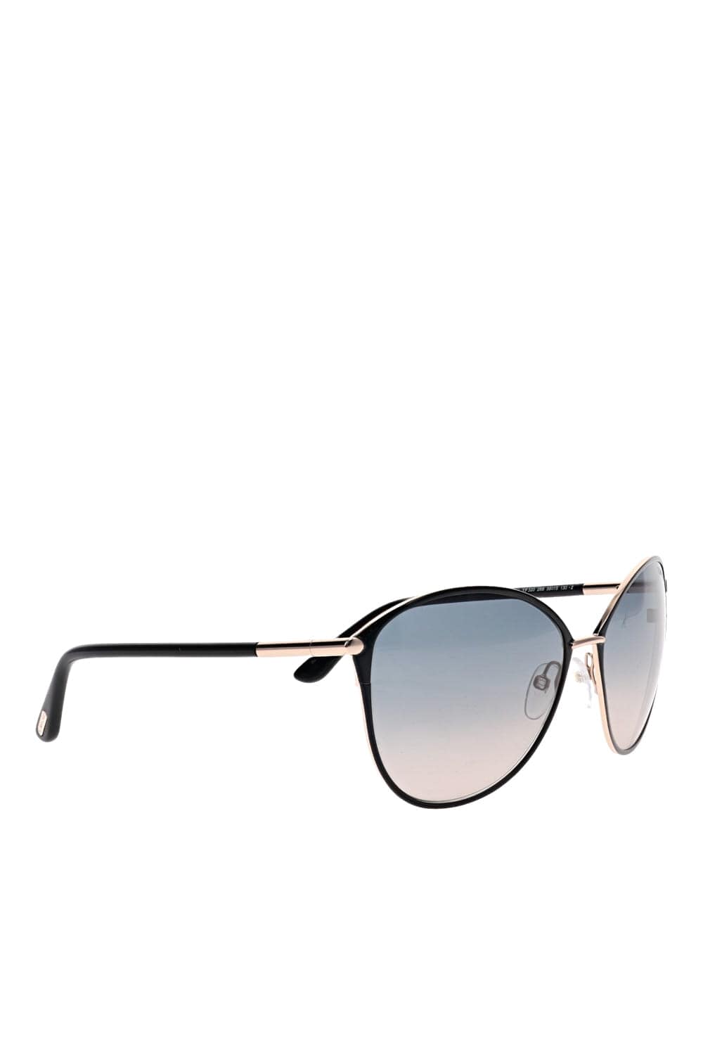 Tom Ford Eyewear FT0320 Shiny Black Sunglasses FT0320 Black/Smoke