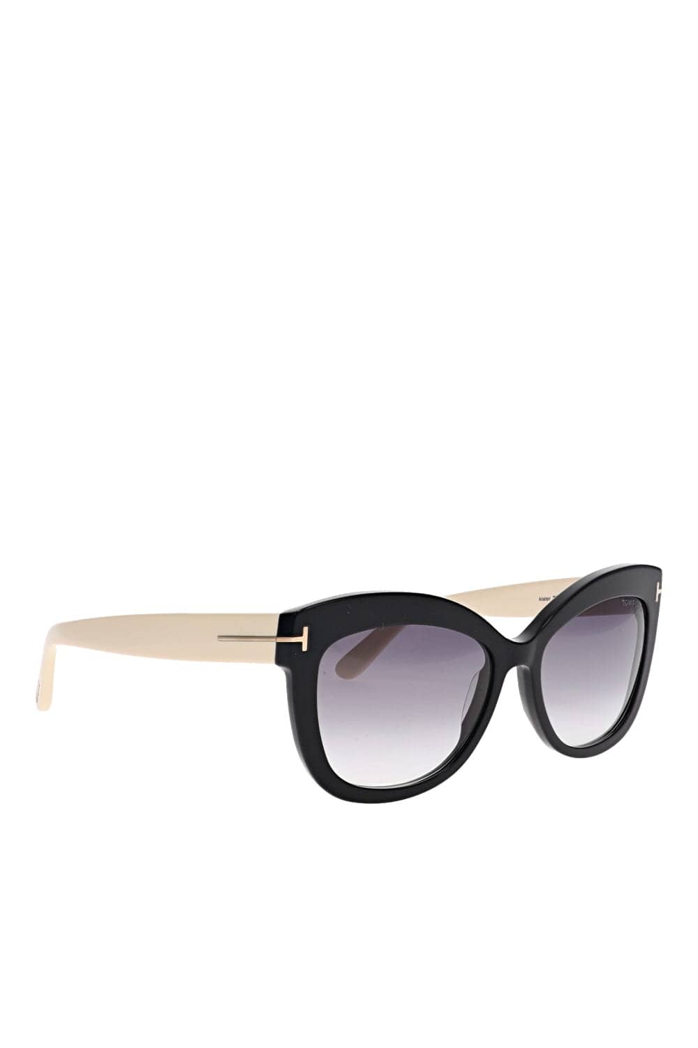 Tom Ford Eyewear FT0524 Shiny Ivory Sunglasses FT0524 Ivory/Smoke