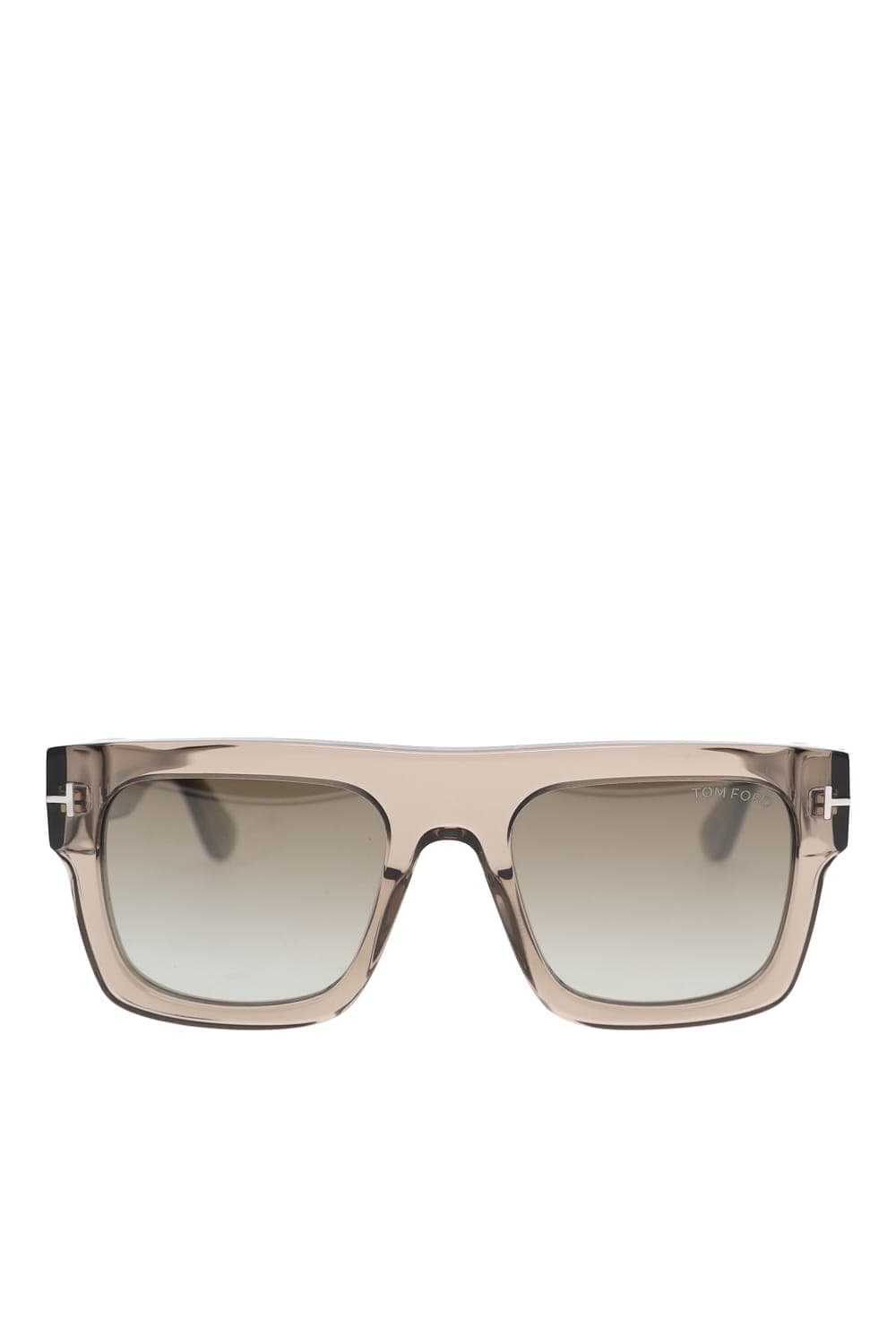Tom Ford Eyewear FT0711 Shiny Transparent Oyster Sunglasses FT0711 Oyster/Brown
