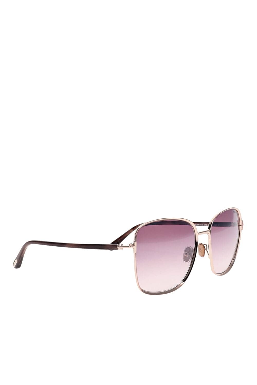 Tom Ford Eyewear FT1029 Shiny Rose Havana Sunglasses FT1029 Rose Havana