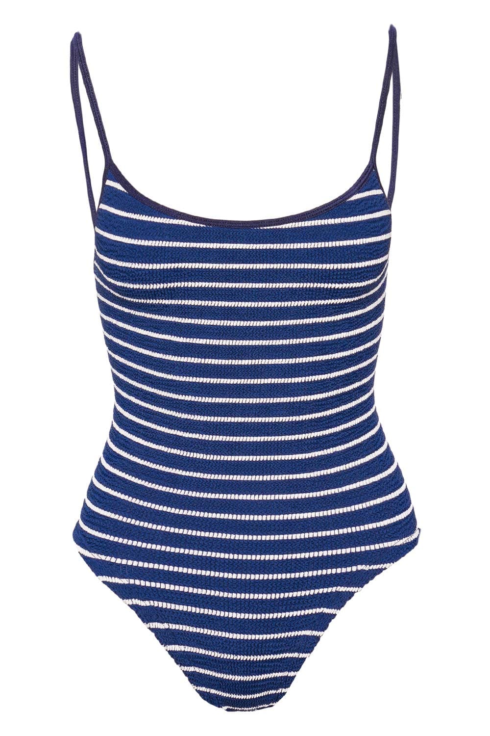 Pamela Navy Striped One Piece Swimsuit