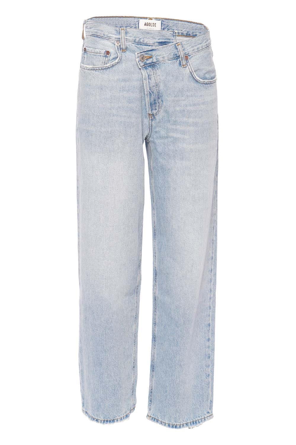 Criss Cross Wired Straight Leg Jeans