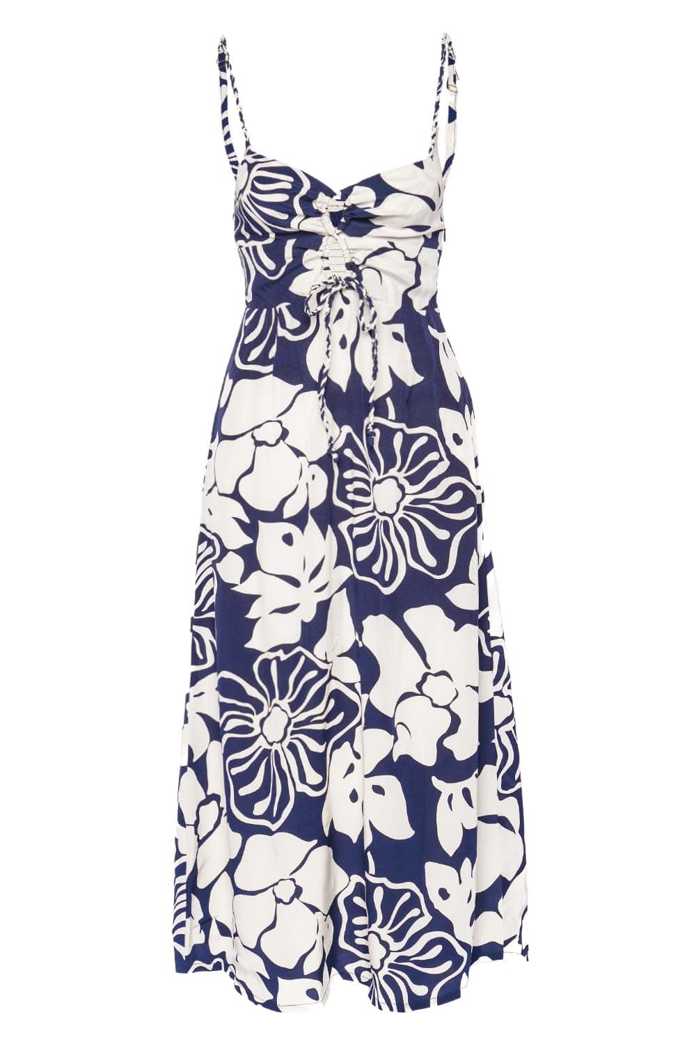 Faithfull The Brand BEA MIDI DRESS FF2715-MCN MICA FLORAL - NAVY