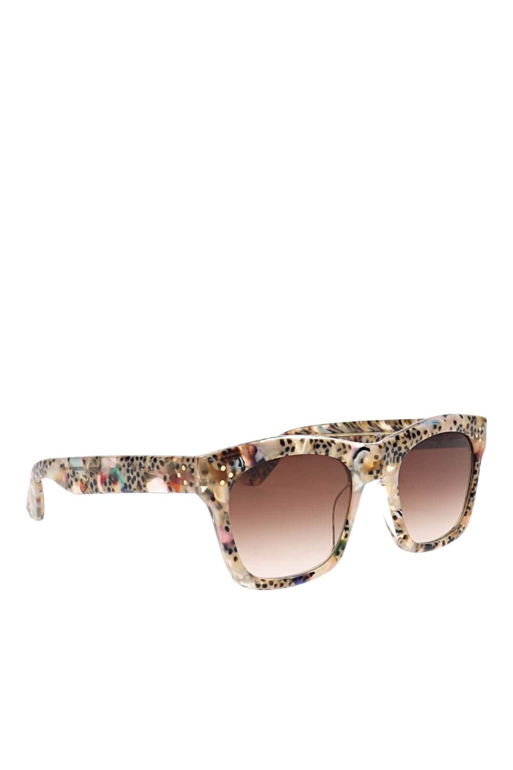 KREWE Williams Poppy Crystal Acetate Sunglasses
