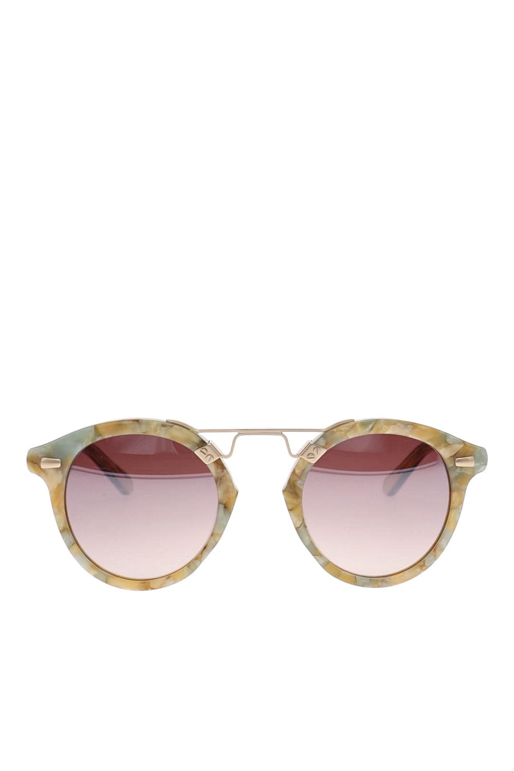 KREWE STL II Pearlescent Sweet Tea Sunglasses