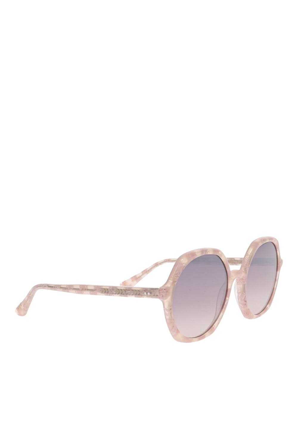 KREWE Sophia Plaid Mirrored Sunglasses