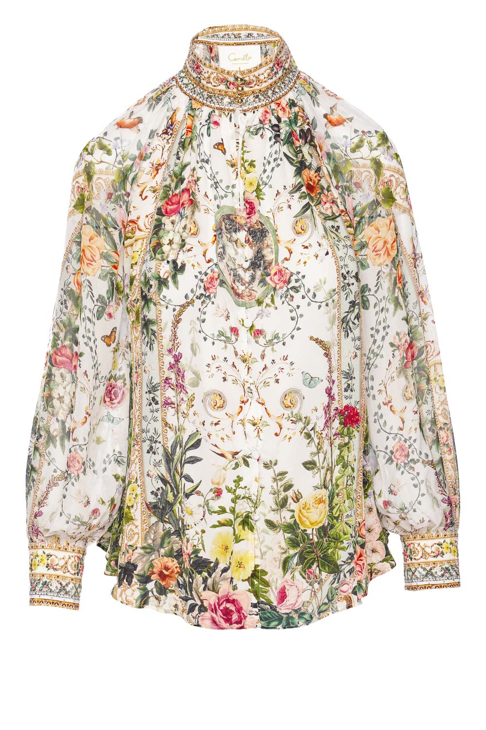 Camilla Renaissance Romance Raglan Button Up Shirt