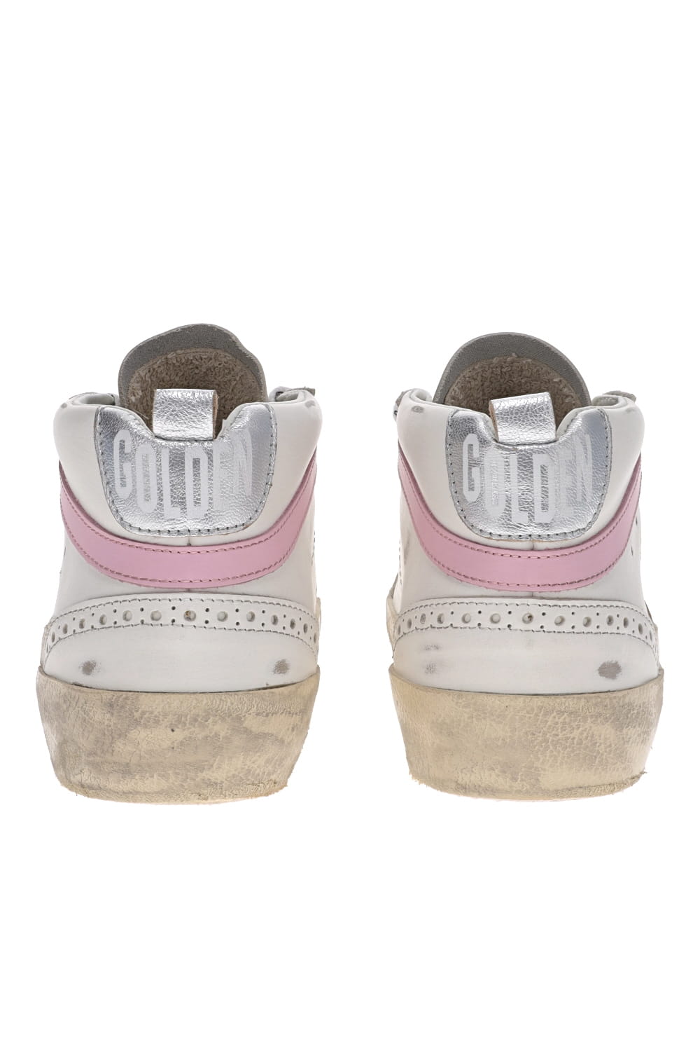 Golden Goose Midstar leather trainers - White