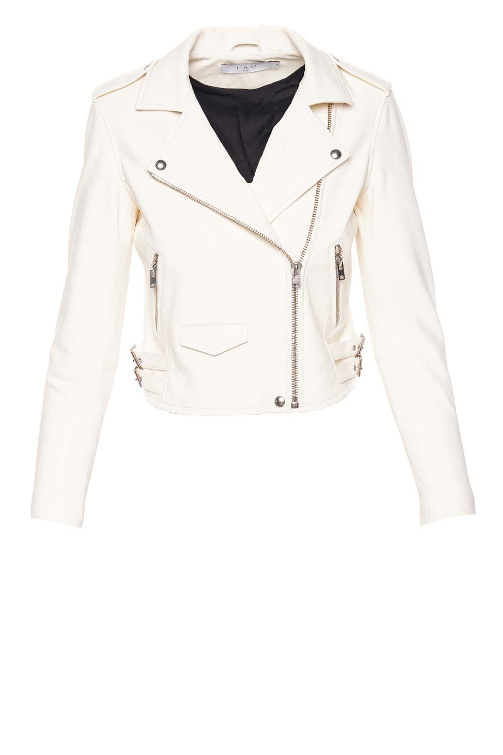 IRO Ashville Natural White Leather Jacket