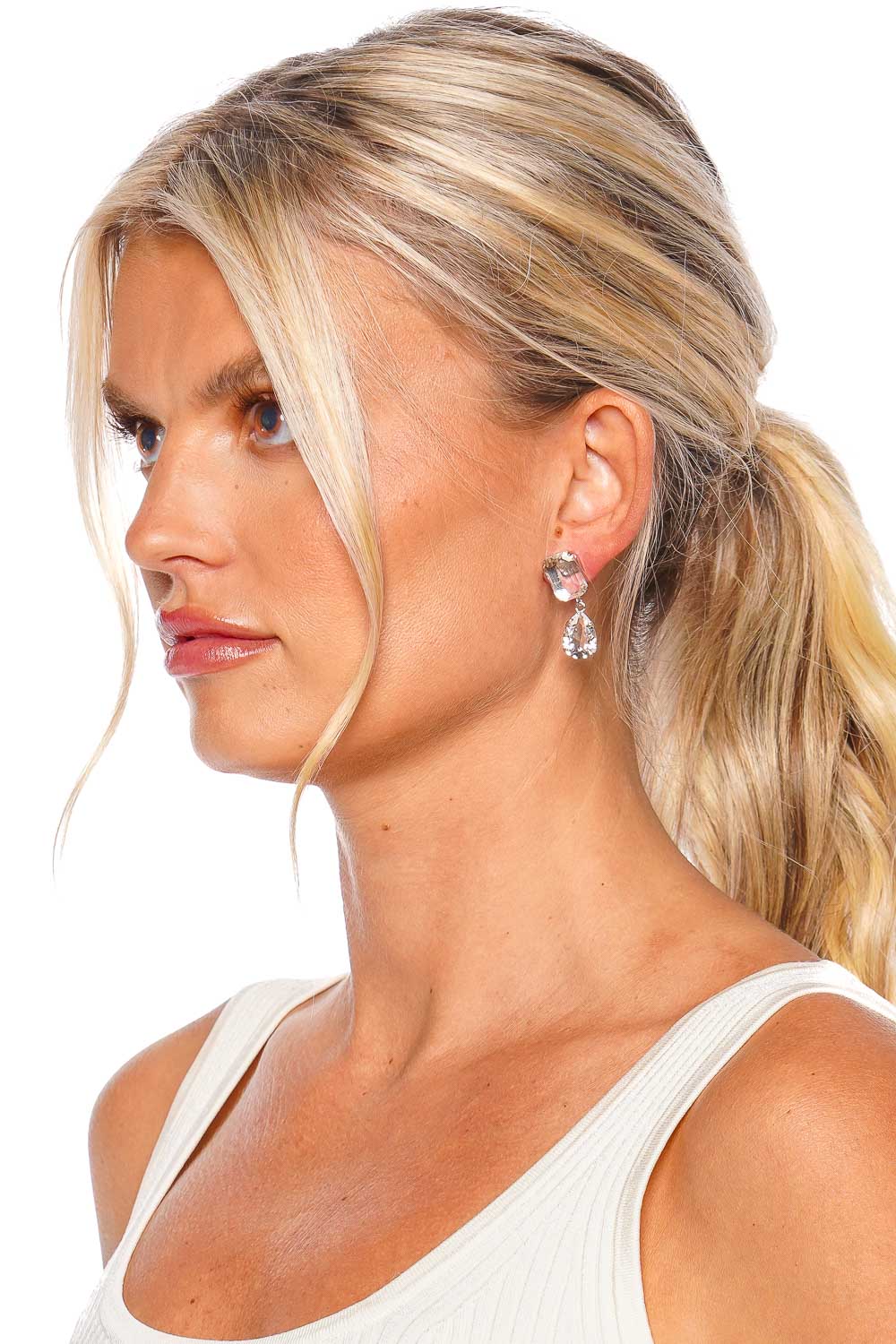 Jennifer Behr Maree Crystal Drop Earrings