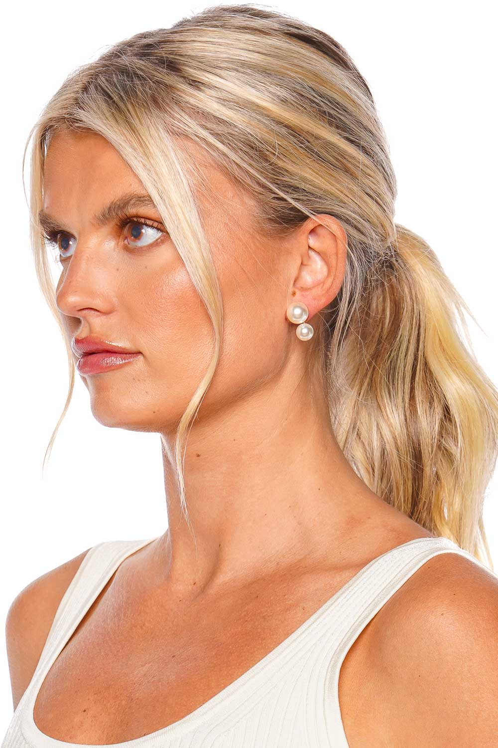 Jennifer Behr Gretel Pearl Stud Earrings