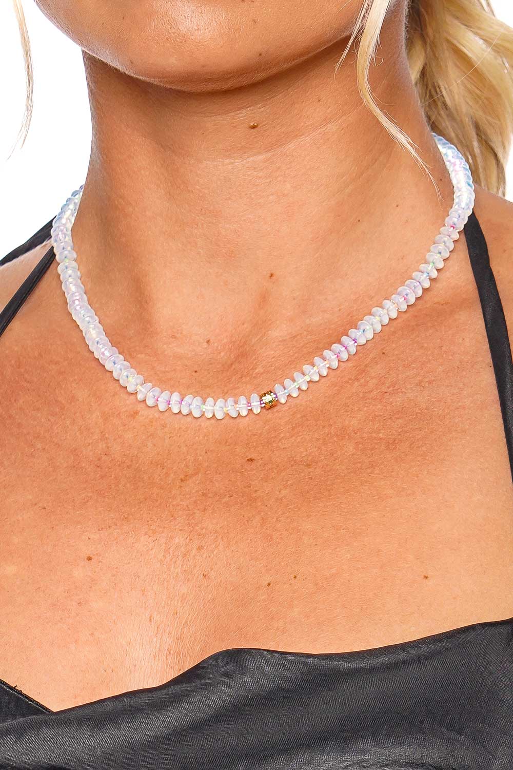 Anni Lu Ice Ice Opalite Beaded Necklace
