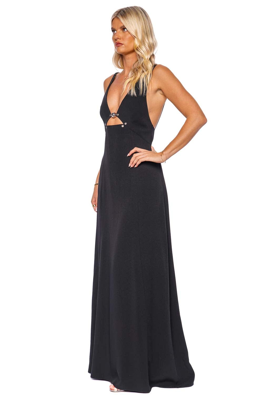 Maxi discount robe noire