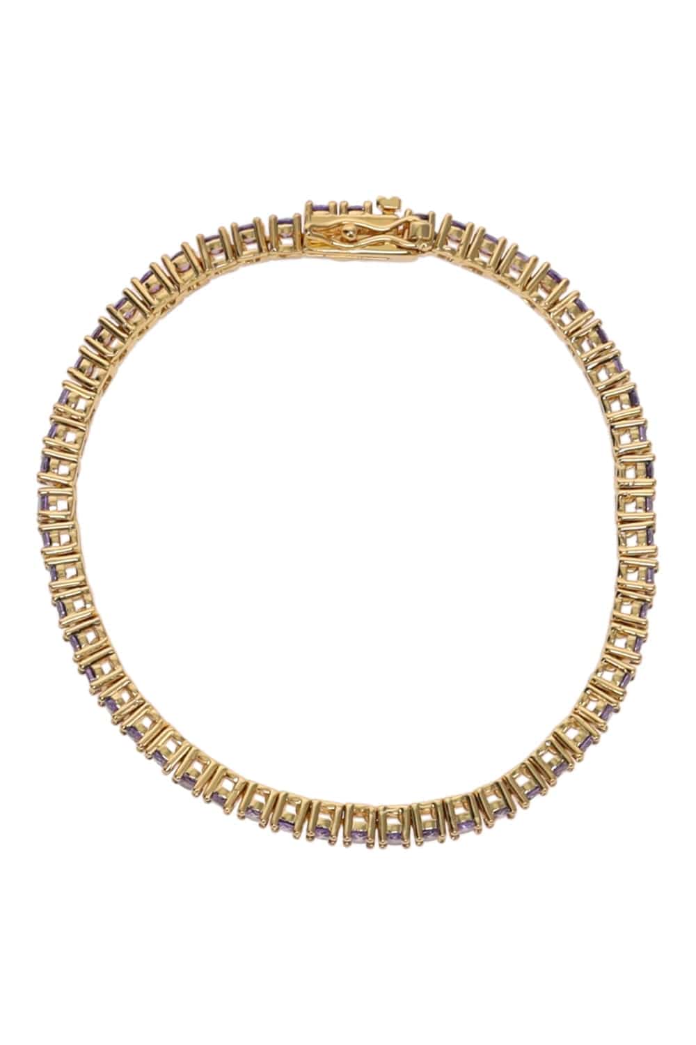 Crystal Haze Jewelry Serena Lavender Crystal Tennis Bracelet