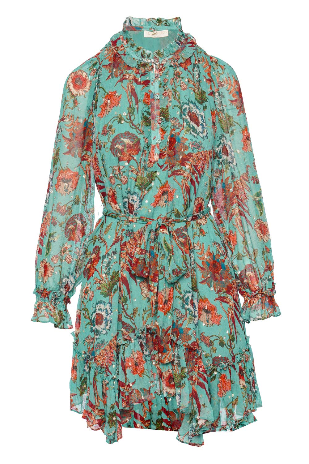 Ulla Johnson Anais Garden Bloom Belted Mini Dress