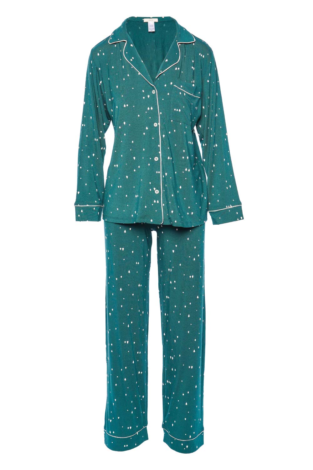 Eberjey Evergreen Forest Long PJ Set