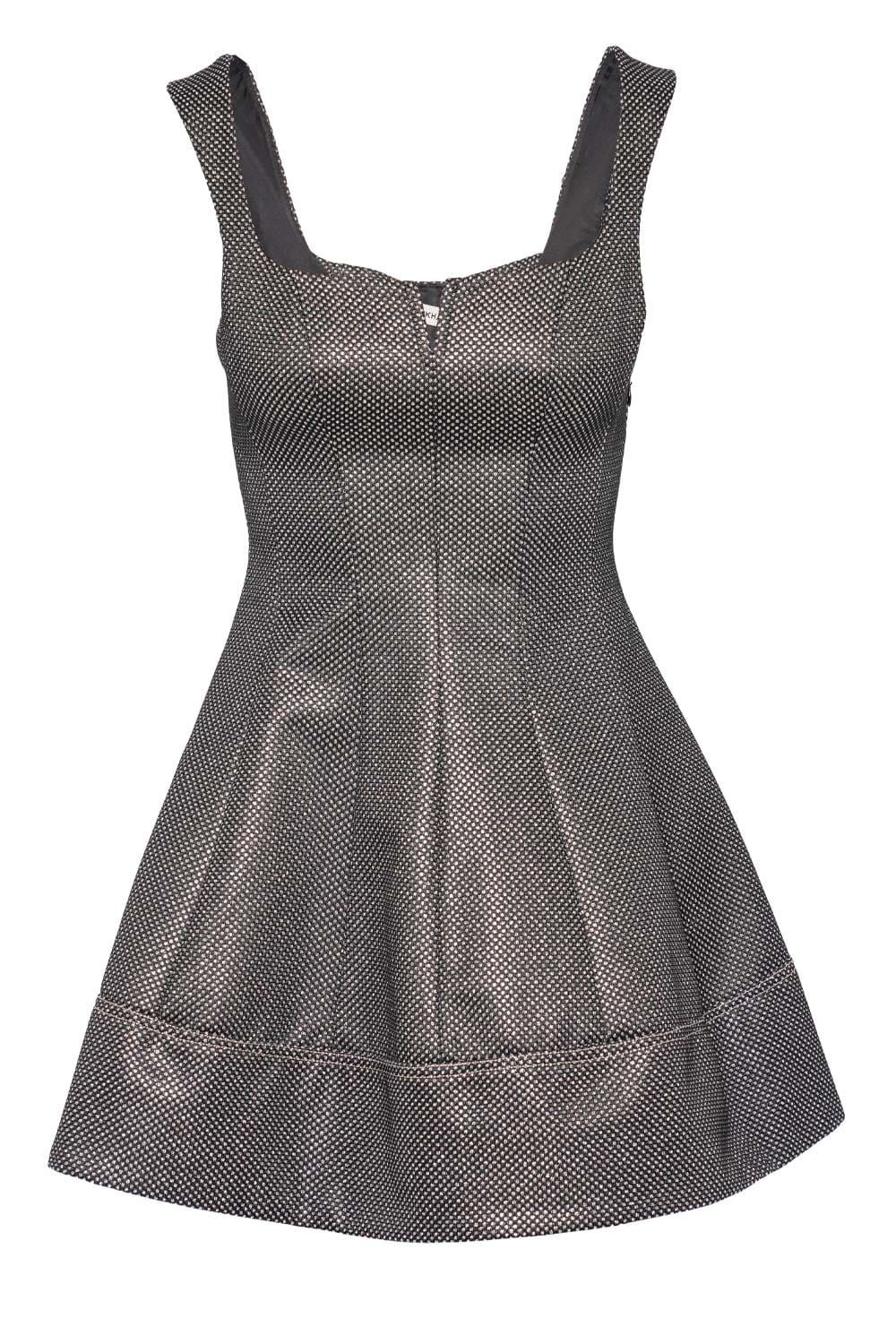 SIMKHAI Lydie Black Embellished Mini Dress