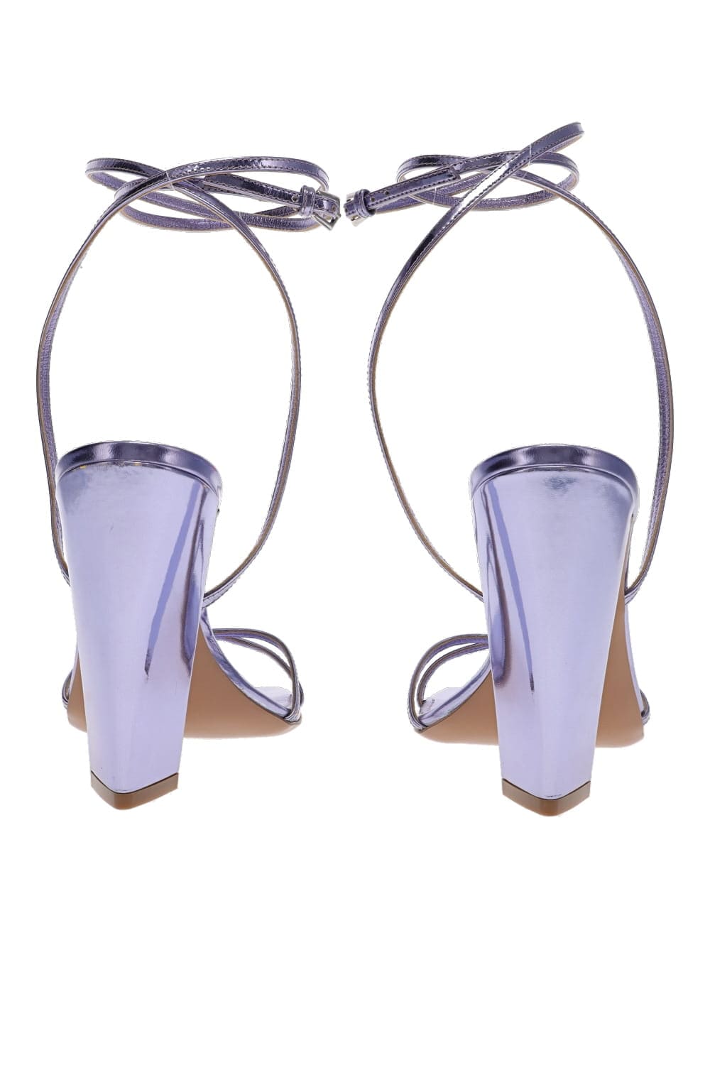 Paris Texas Diana Lilac Metallic Leather Sandals