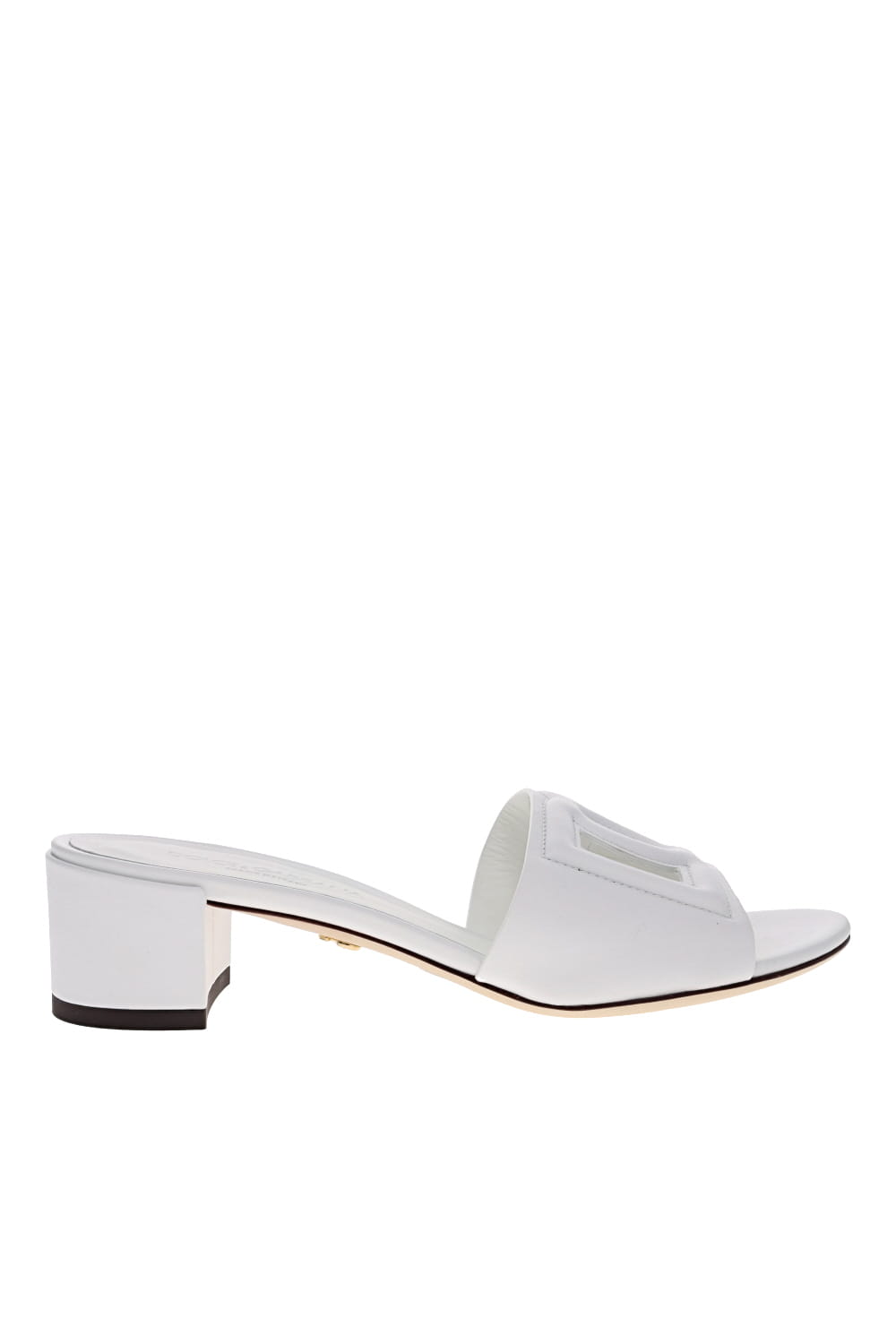 White hot sale designer mules