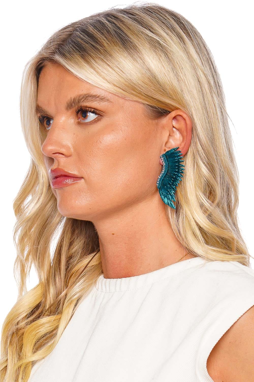 Mignonne Gavigan All Raffia Madeline Earrings E998-XH101-050 DARK BLUE