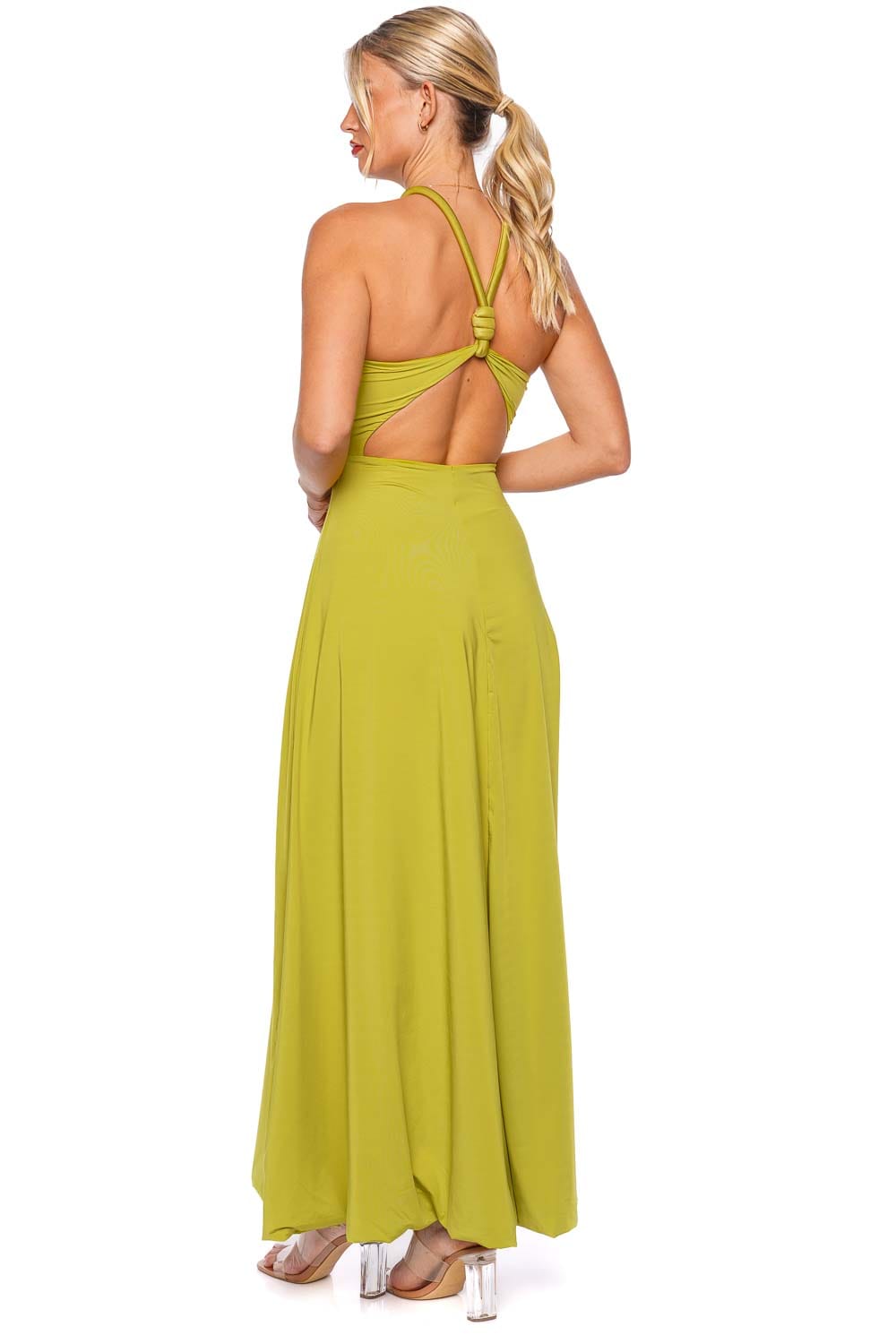 Oasis green sale maxi dress