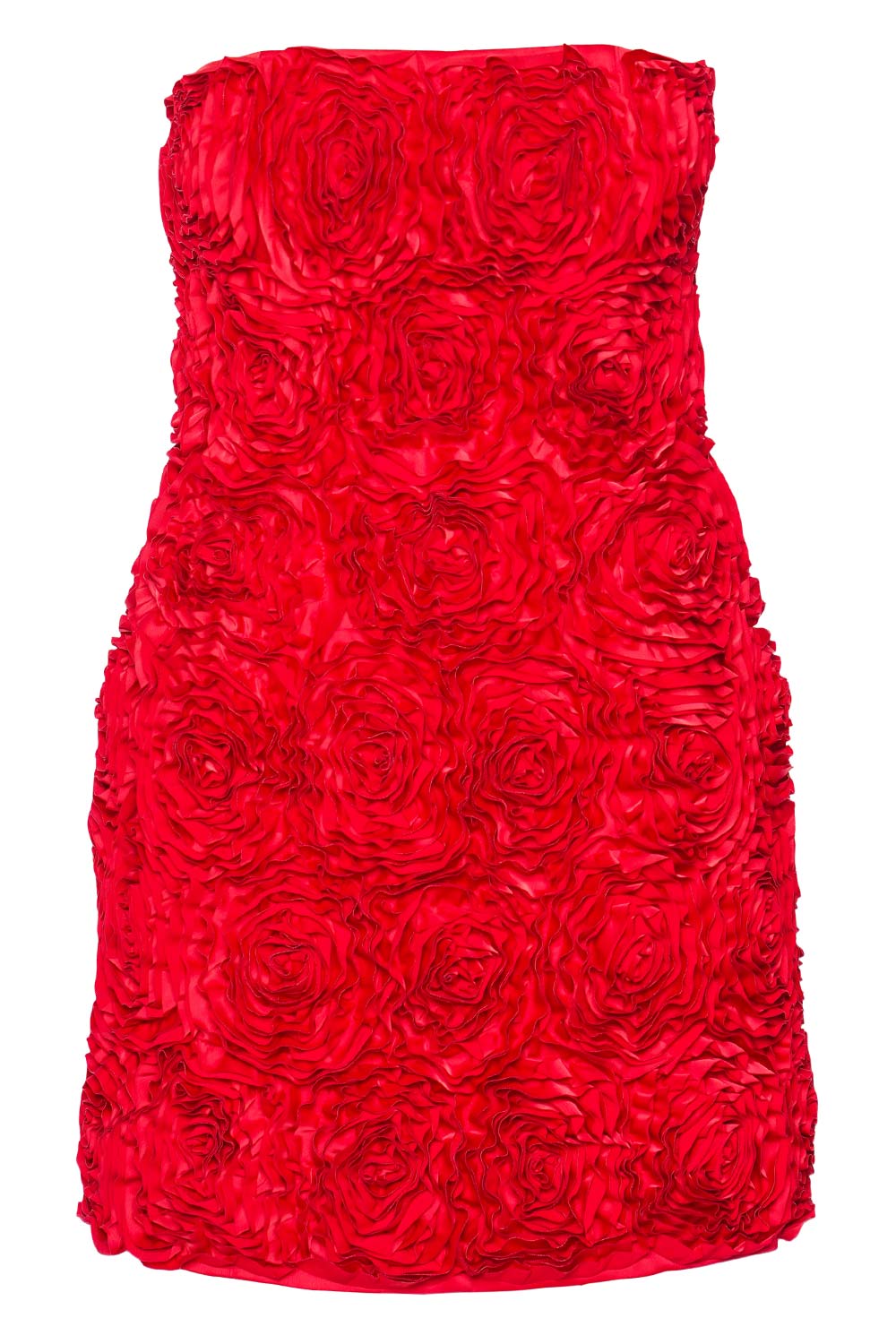 Aje. Gazer Rosette Mini Dress 24SU5068 SCARLET RED
