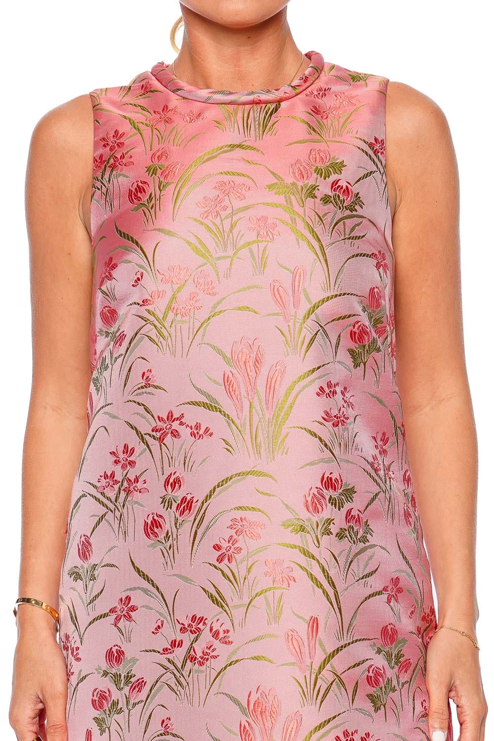 Cara Cara MACKENZIE DRESS MINI 1184 Pink Jaquard