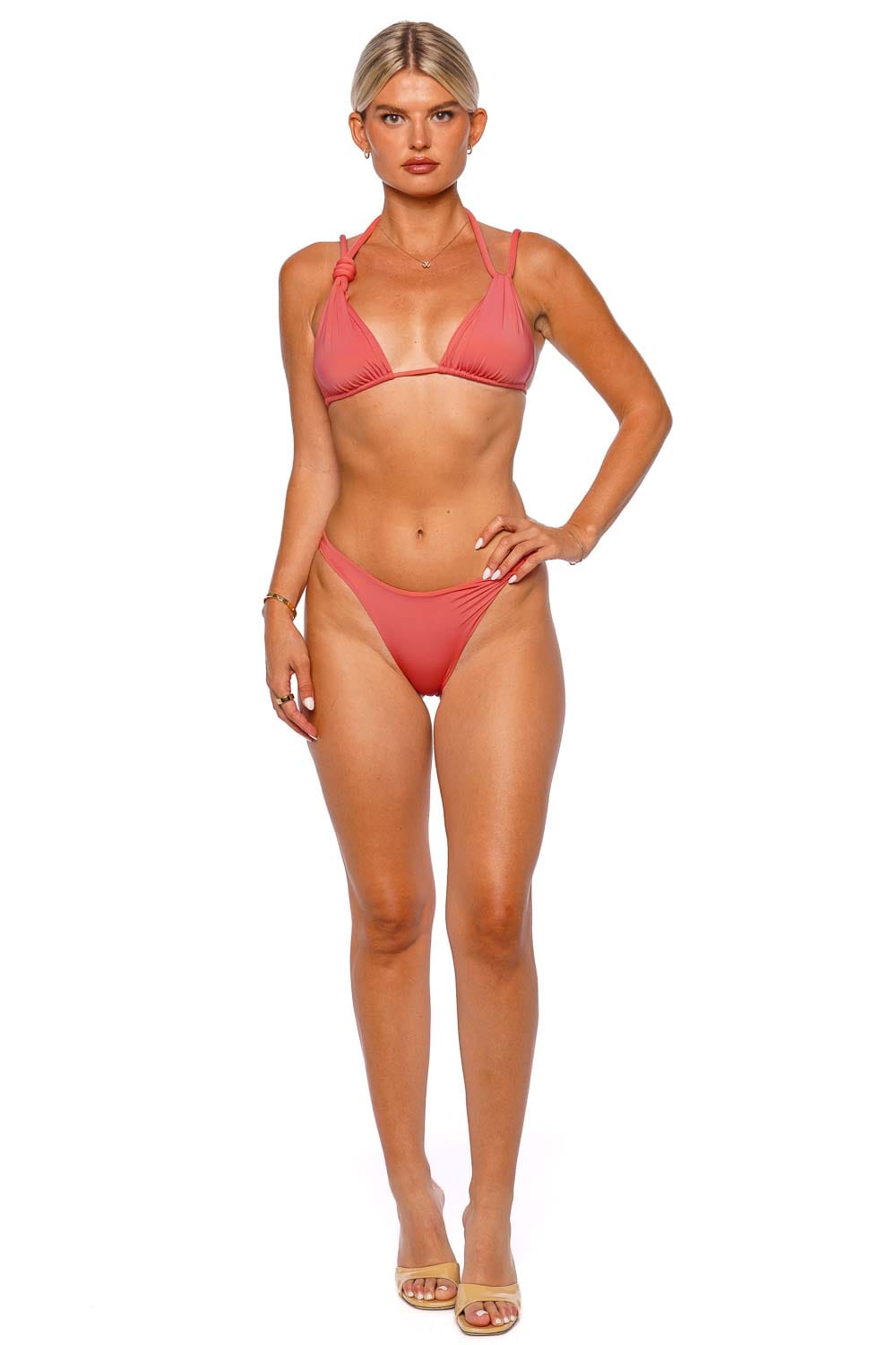 Maygel Coronel Atrato Tropical Pink Bikini Set