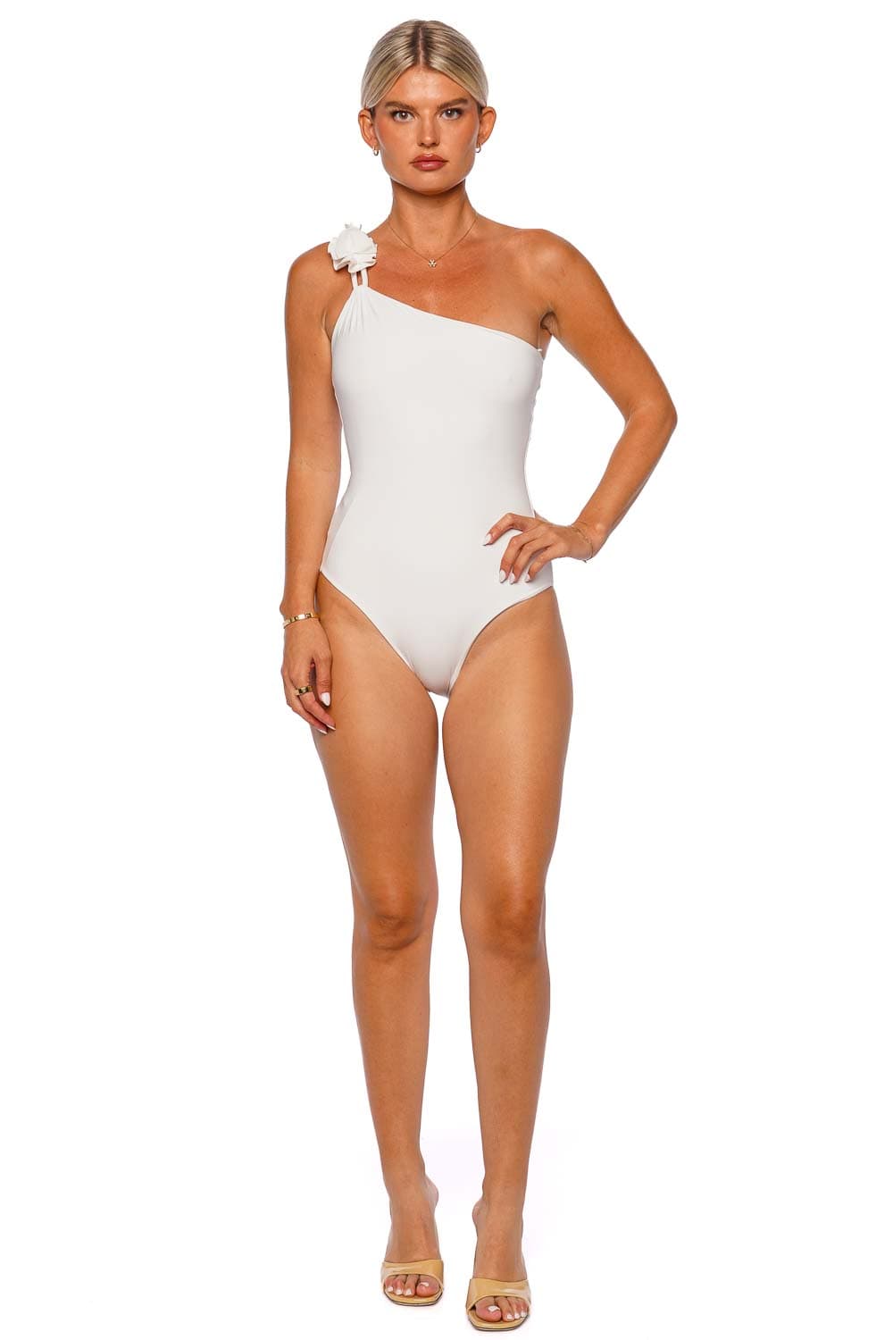 Maygel Coronel Piave Off White One Piece Swimsuit