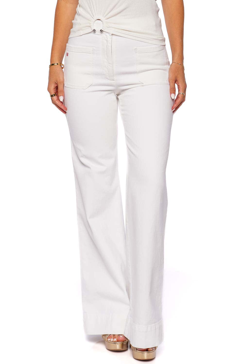 Victoria beckham white jeans fashion