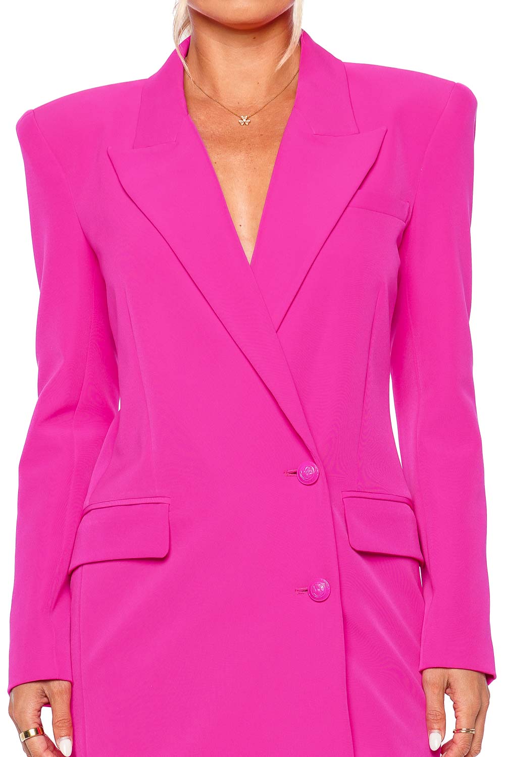 L'AGENCE Marlee Double Breasted Blazer Mini Dress