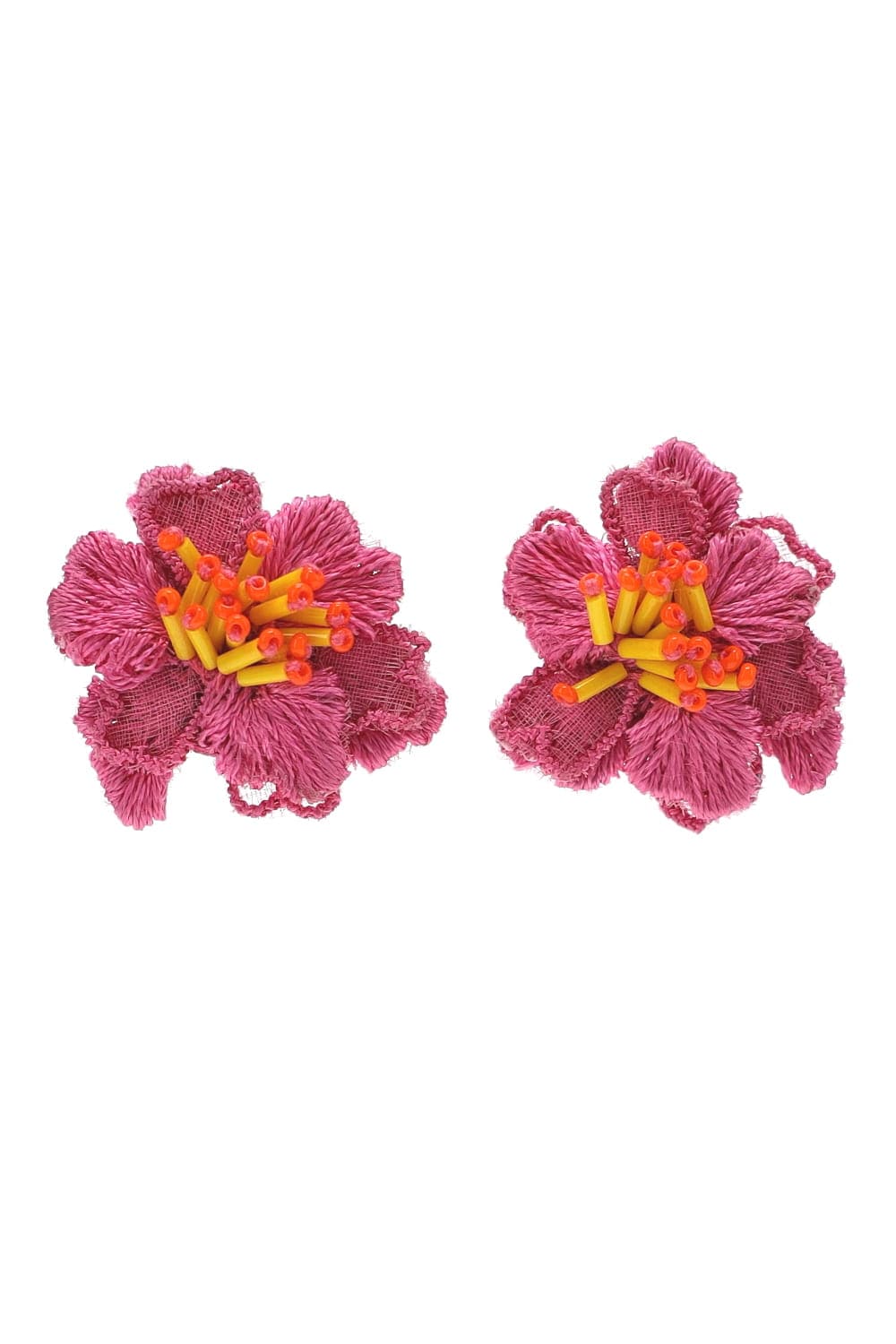 Mignonne Gavigan Greer Beaded Floral Stud Earrings