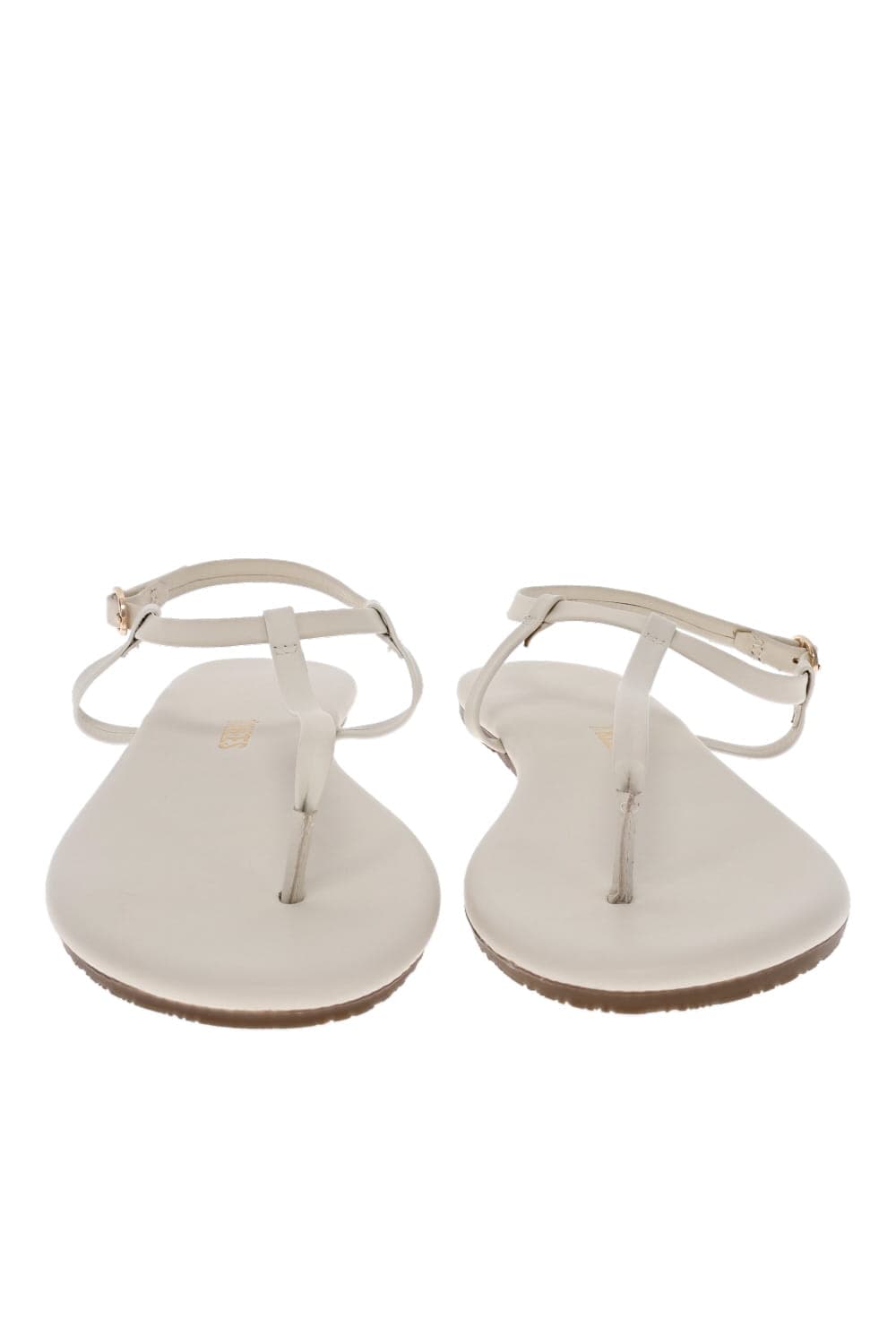 TKEES Mariana Cream Leather Sandal