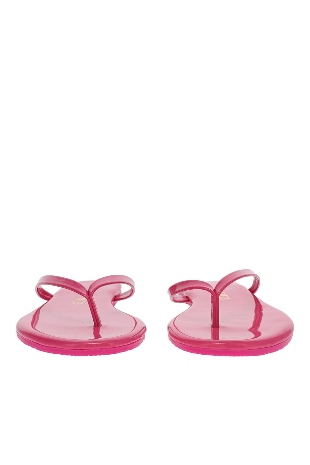 TKEES Lily Hot Pink Patent Leather Sandal