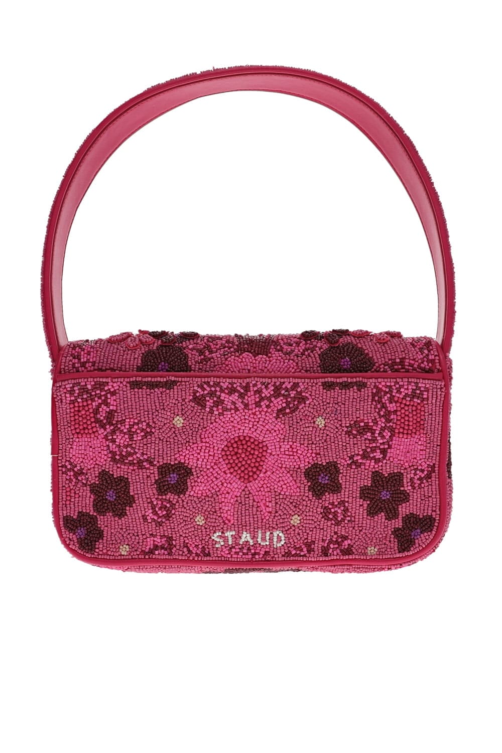 Staud Tommy Garden Party Beaded Shoulder Bag