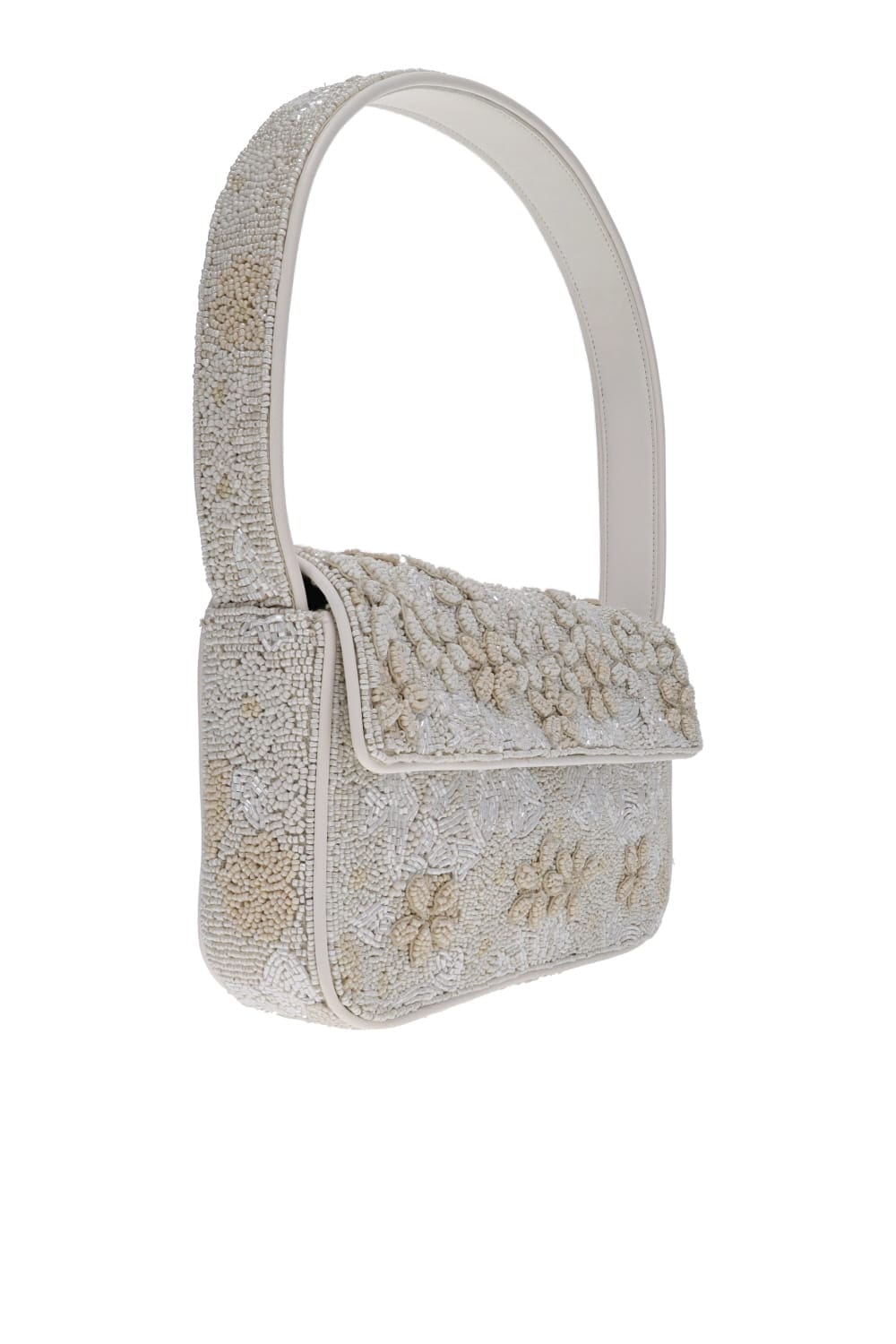 Staud Tommy Garden Party Beaded Shoulder Bag