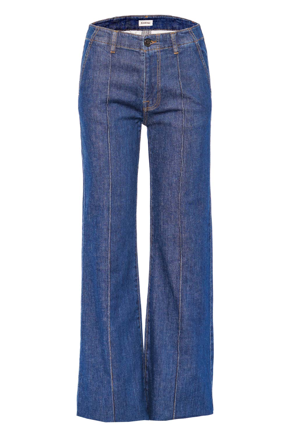 SIMKHAI Ansel Imperial High Rise Flare Jeans