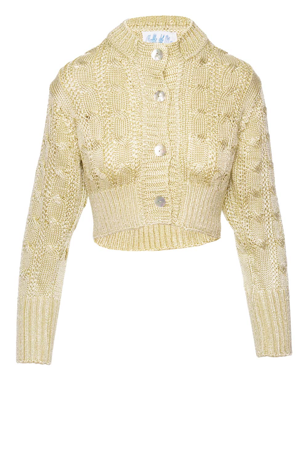 Calle Del Mar Jasmine Chunky Cable Knit Cardigan