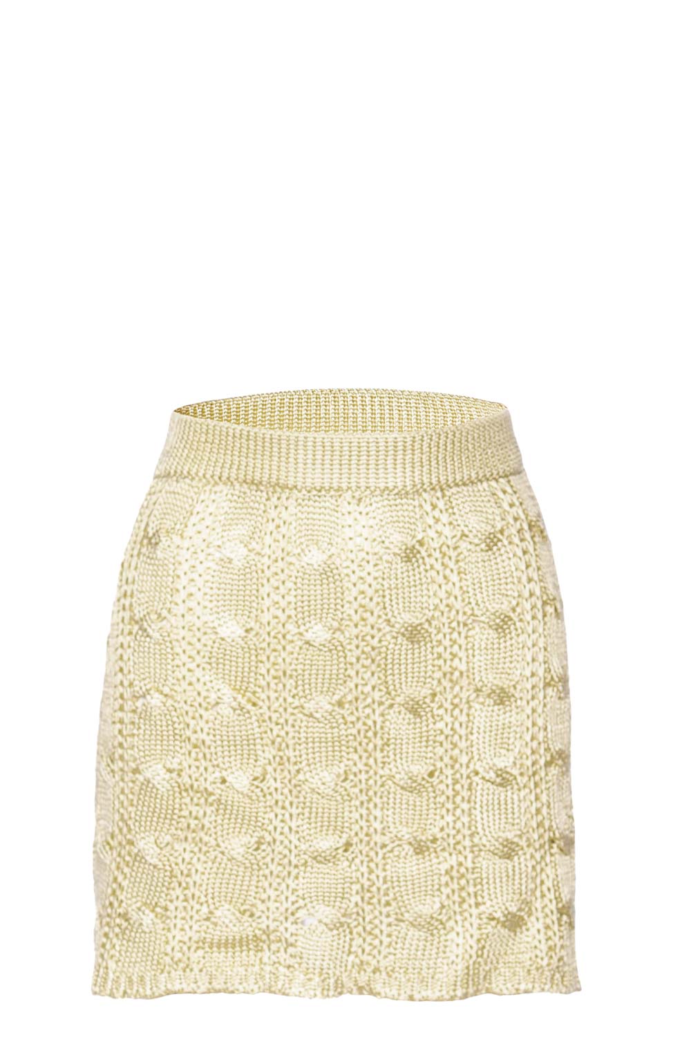 Calle Del Mar Jasmine Chunky Cable Knit Mini Skirt