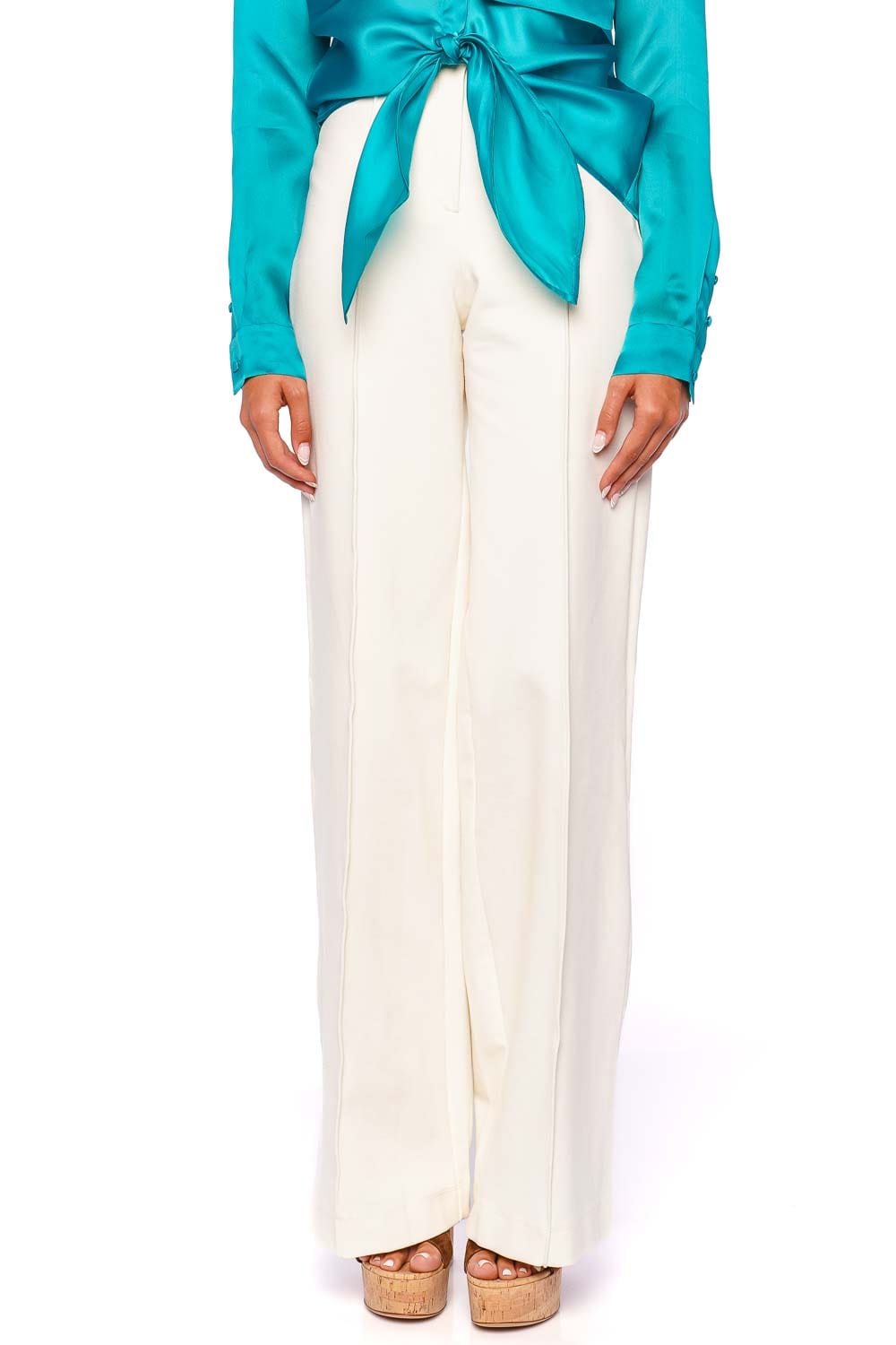 Andres Otalora Sandona High Rise Wide Leg Pant