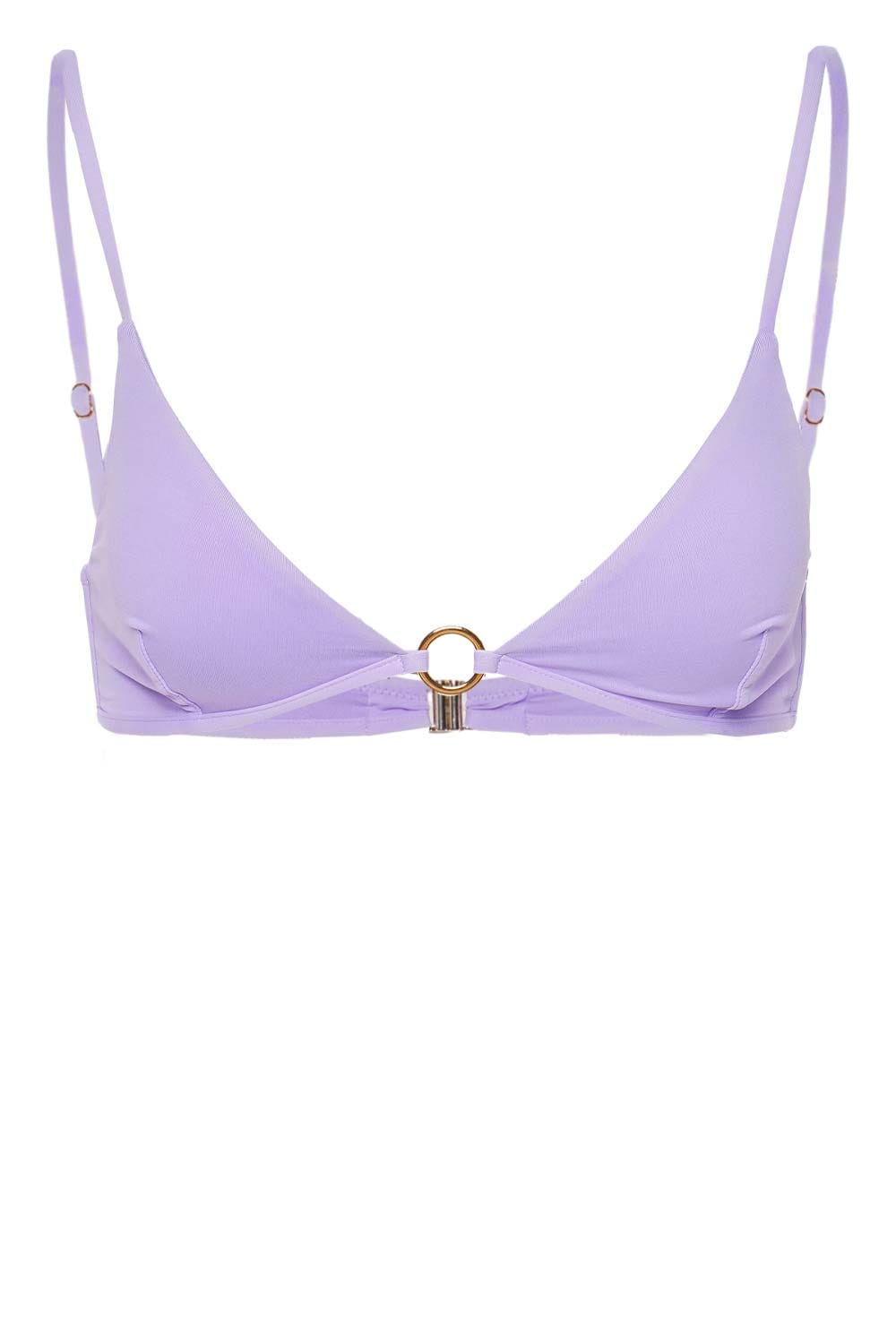 Melissa Odabash Greece Lavender Triangle Bikini Top