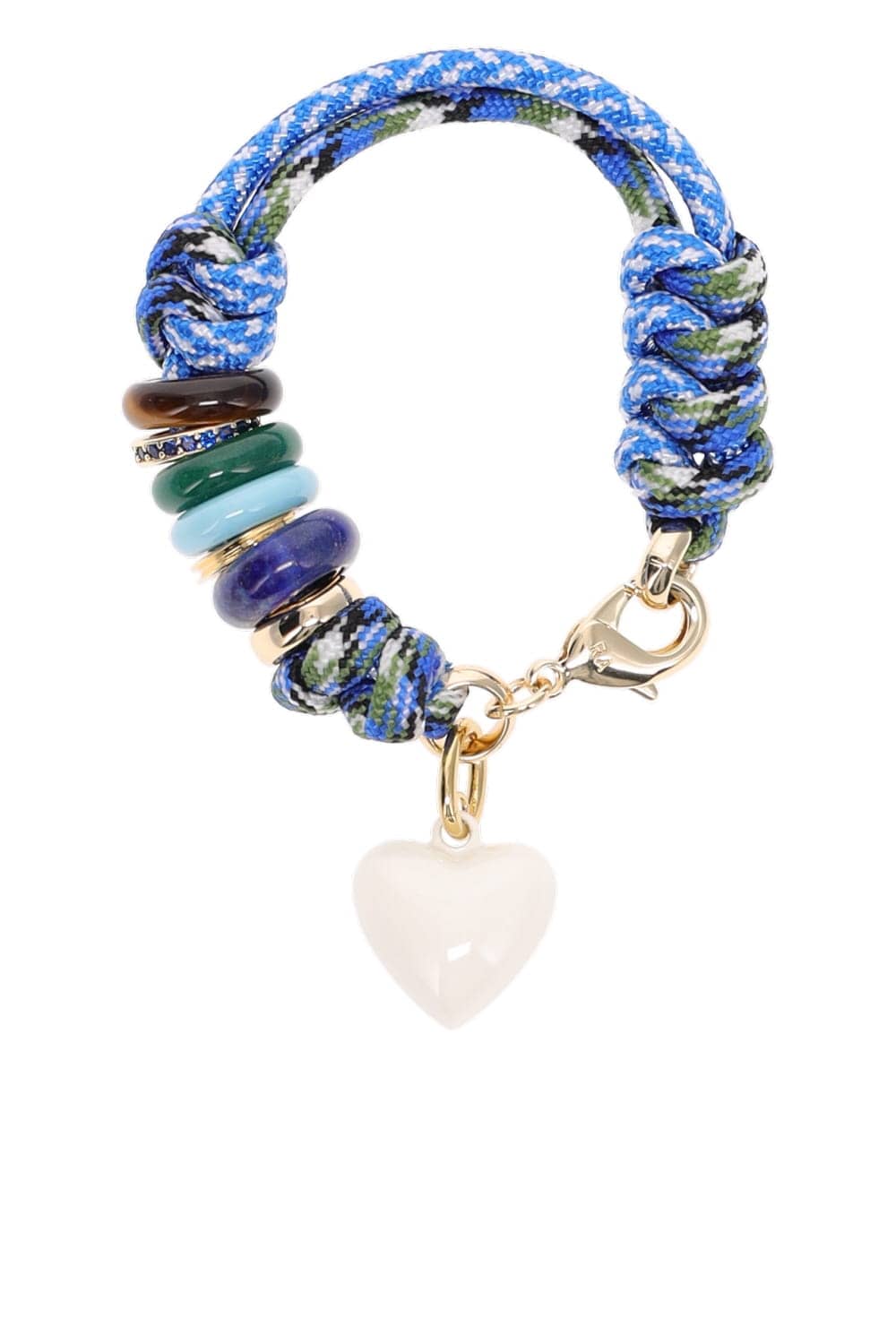 Roxanne Assoulin Super Size Happy Cord White Multi Beaded Charm Bracelet