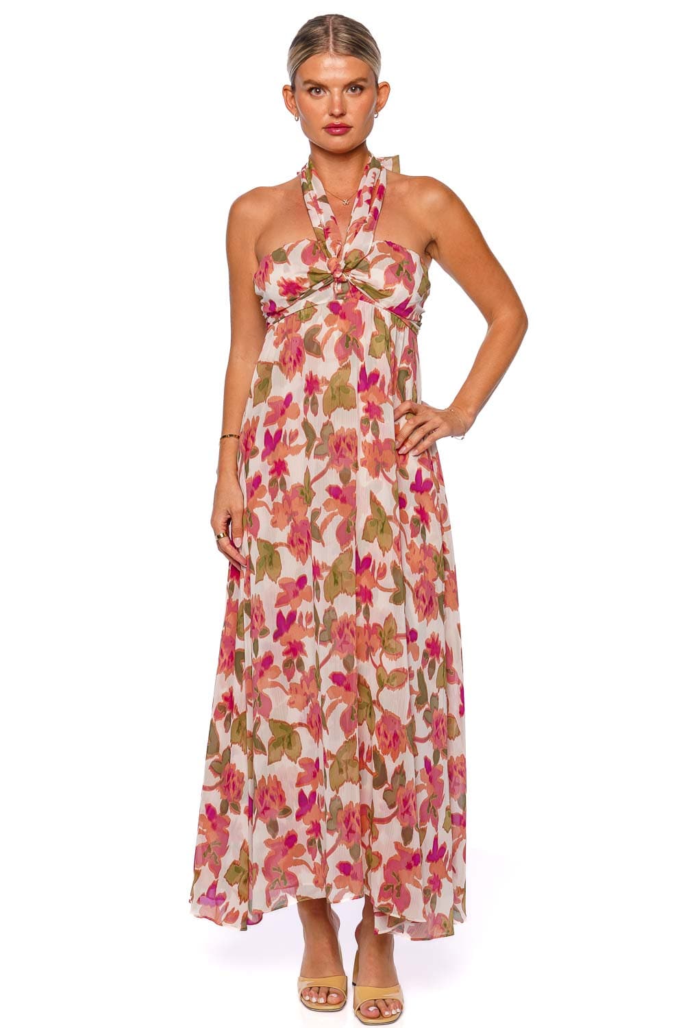 MISA LOS ANGELES Emine Sonoran Flora Maxi Dress