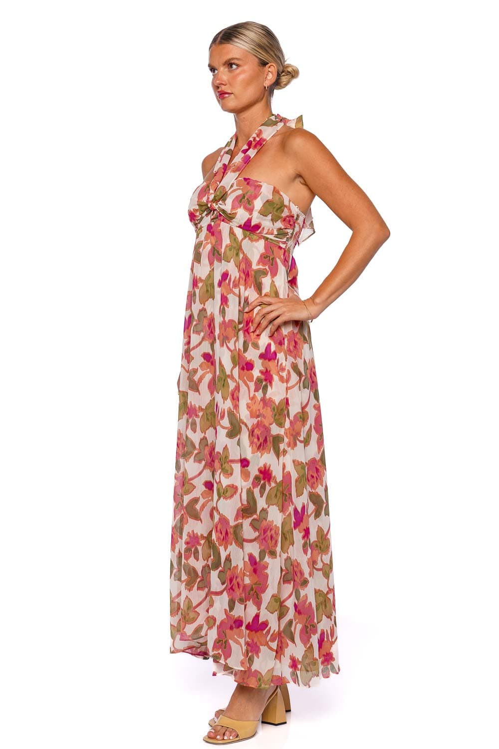 MISA LOS ANGELES Emine Sonoran Flora Maxi Dress