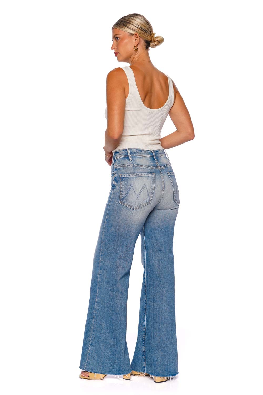 MOTHER Denim THE HUSTLER ROLLER FRAY 10777-259 I CONFESS