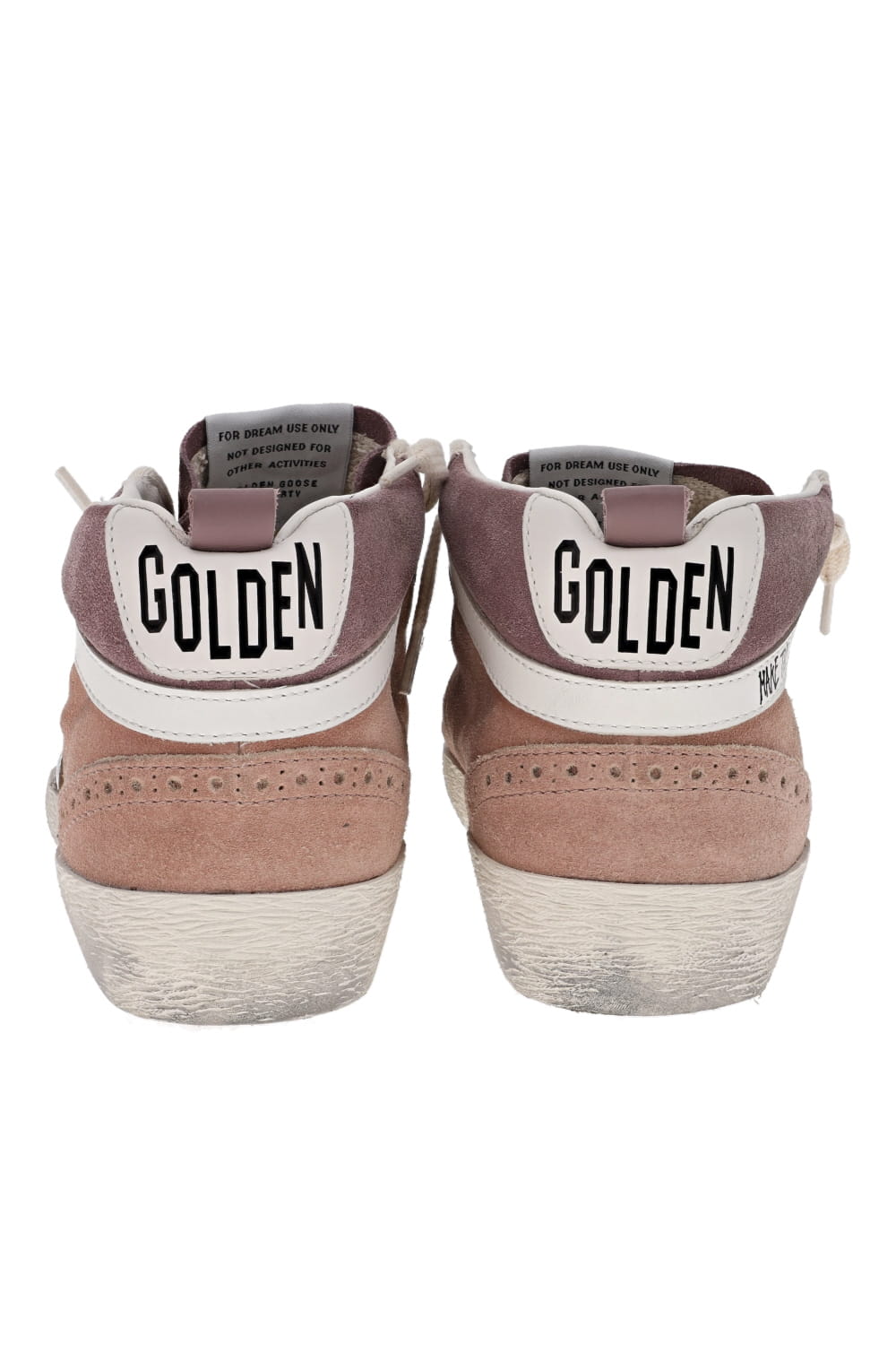 Golden Goose Mid Star Twilight Mauve Suede Leather Sneakers