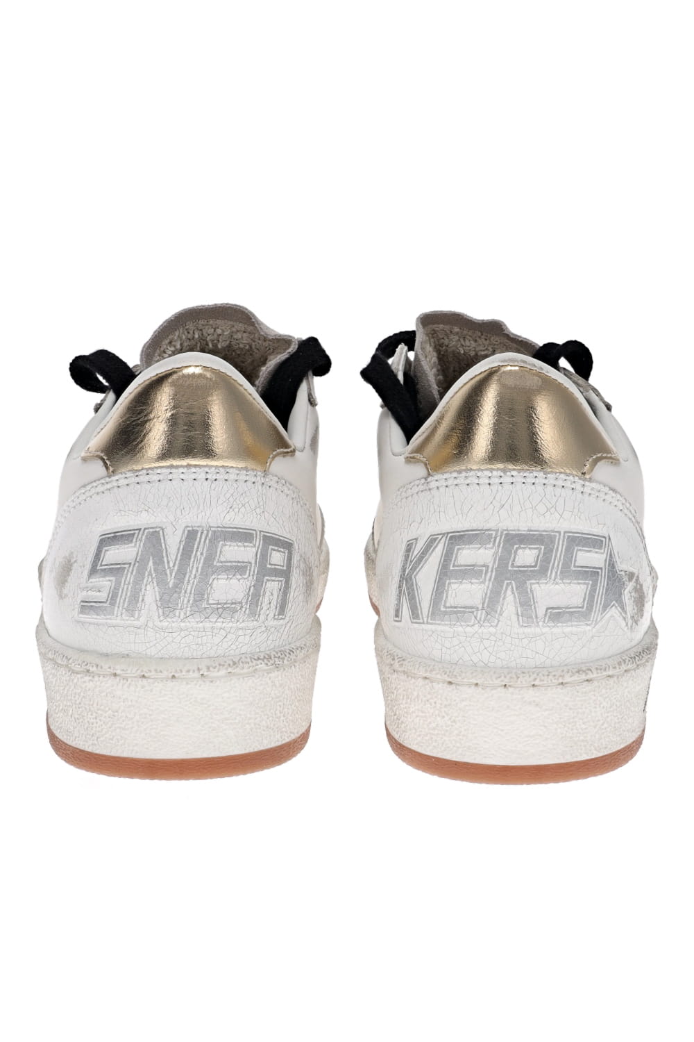 Golden Goose Ball Star Cracked Leather Viper Sneakers