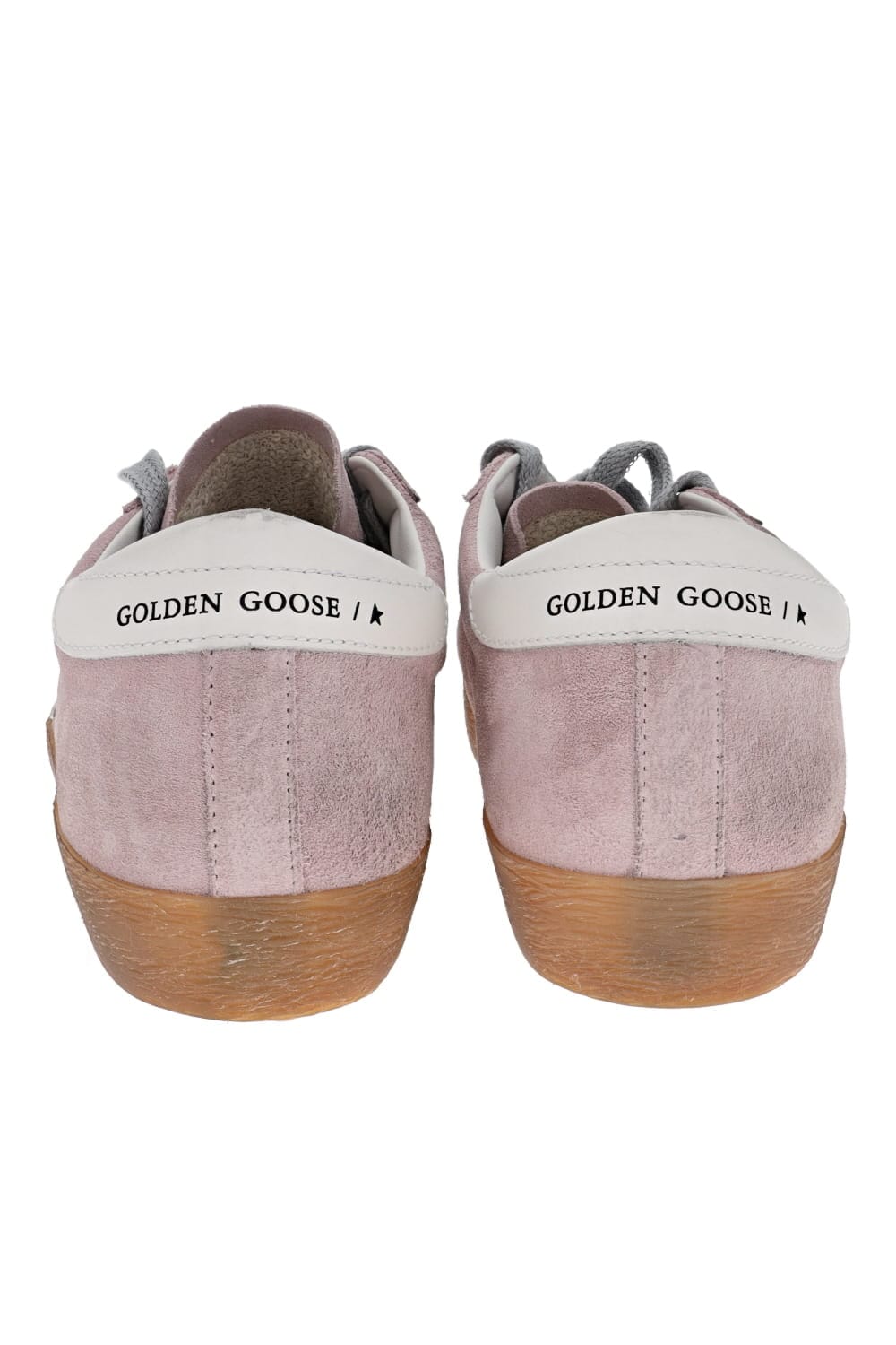 Golden Goose Super Star Pink Suede Leather Sneakers