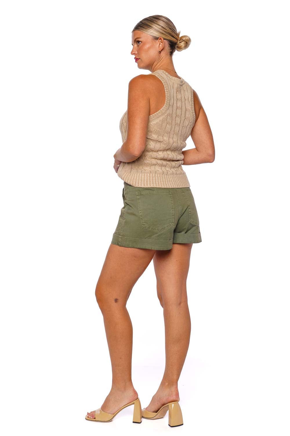 Veronica Beard Salma Twill High Rise Short