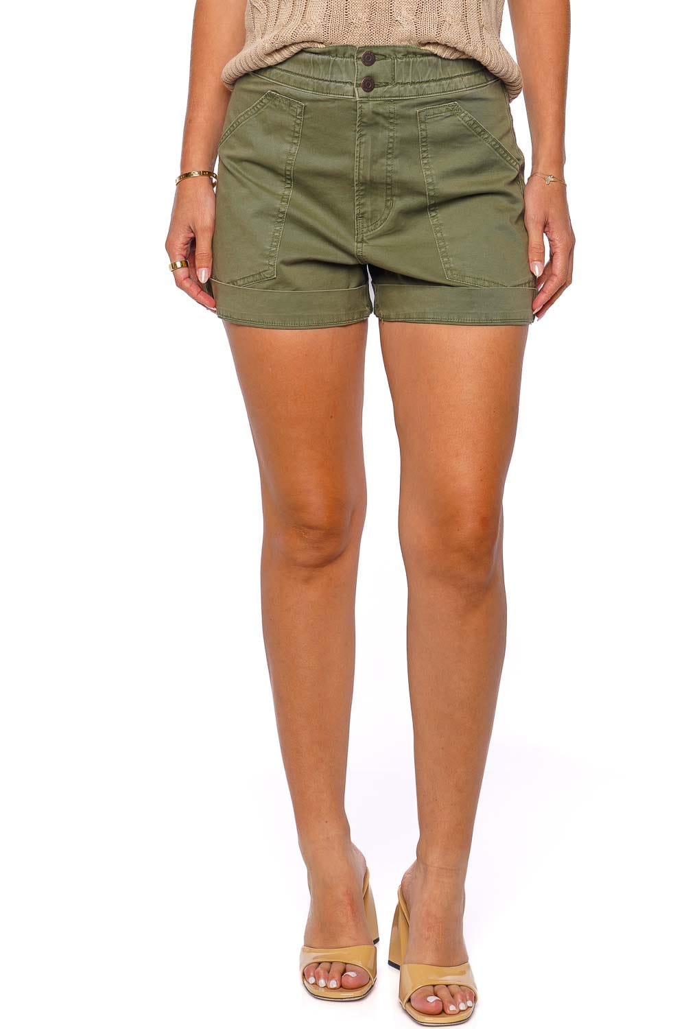 Veronica Beard Salma Twill High Rise Short